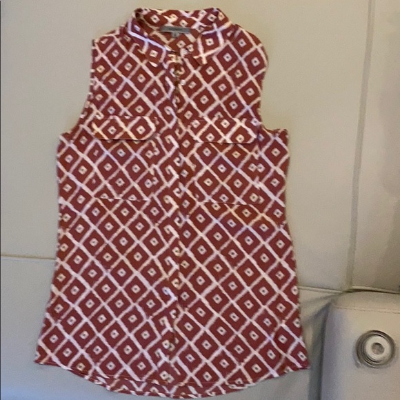 Basement Tops - Basement Sleeveless Blouse. Talla S